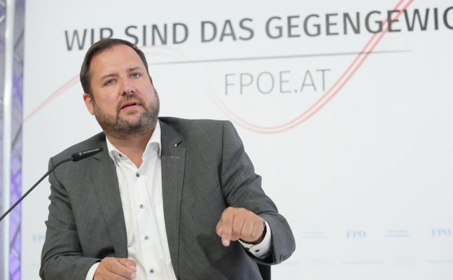 FPÖ-Generalsekretär und Mediensprecher Christian Hafenecker.