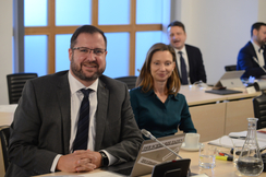 FPÖ-U-Ausschuss-Fraktionsführer Christian Hafenecker und FPÖ-Verfassungssprecherin Susanne Fürst vertreten die Freiheitlichen im U-Ausschuss.