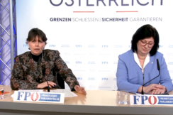 Die freiheitliche Arbeitnehmer-Vertreterin Angela Schütz (l.) und FPÖ-Frauensprecherin Rosa Ecker.