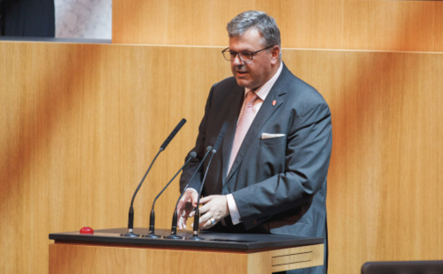 FPÖ-Abgeordneter Gerhard Deimek im Nationalrat.
